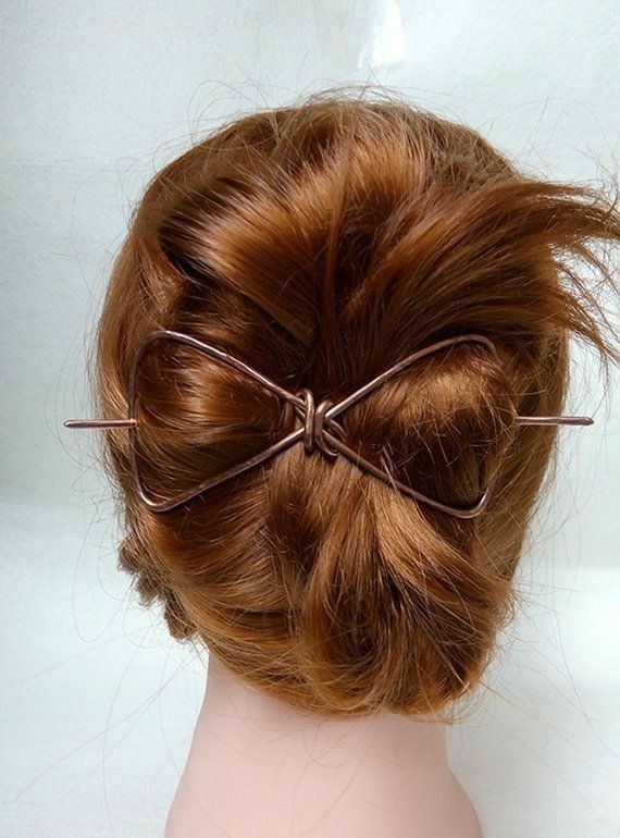Bow Hair Shawl Pin