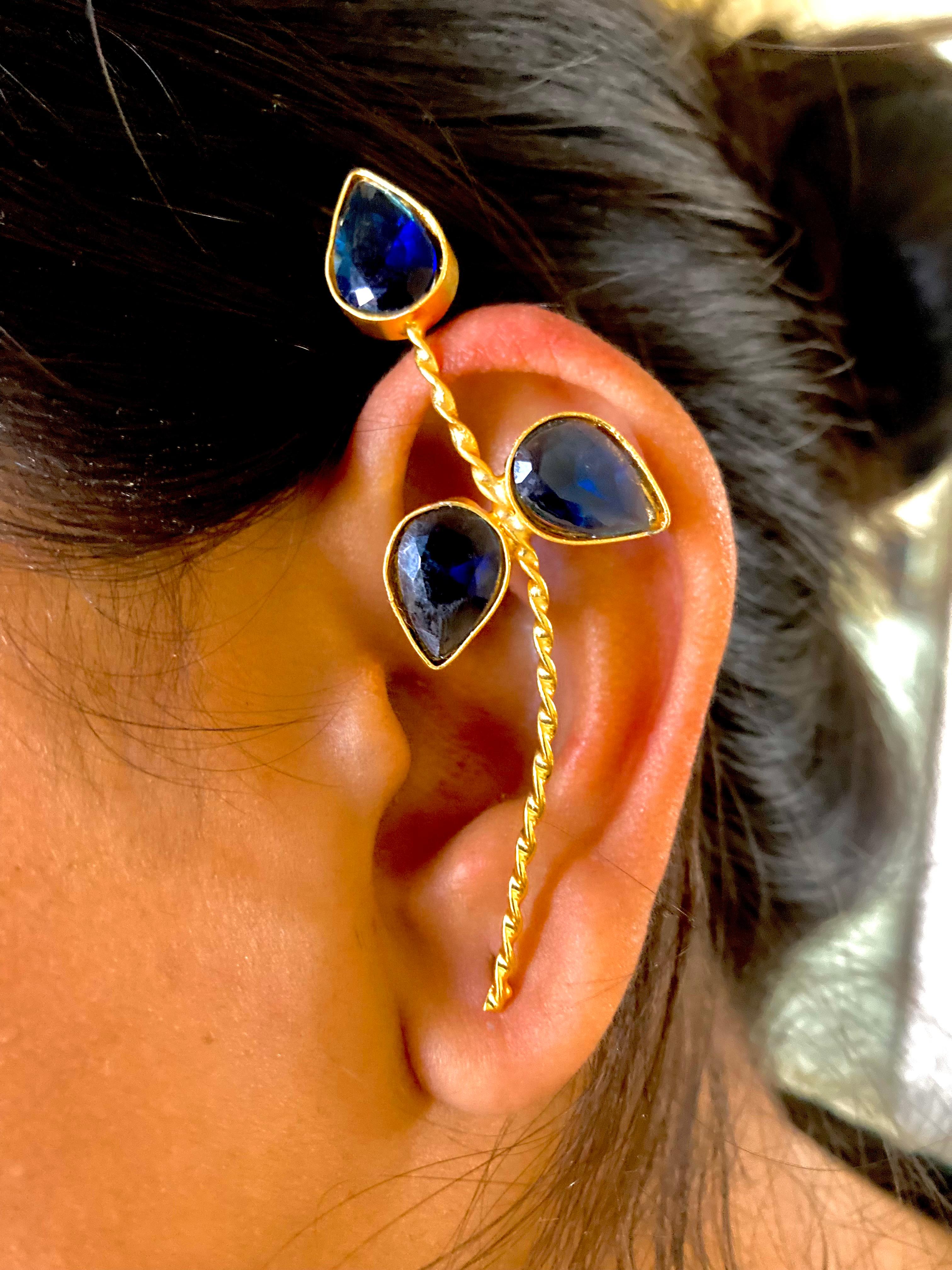 Fantasy Blue Earcuff