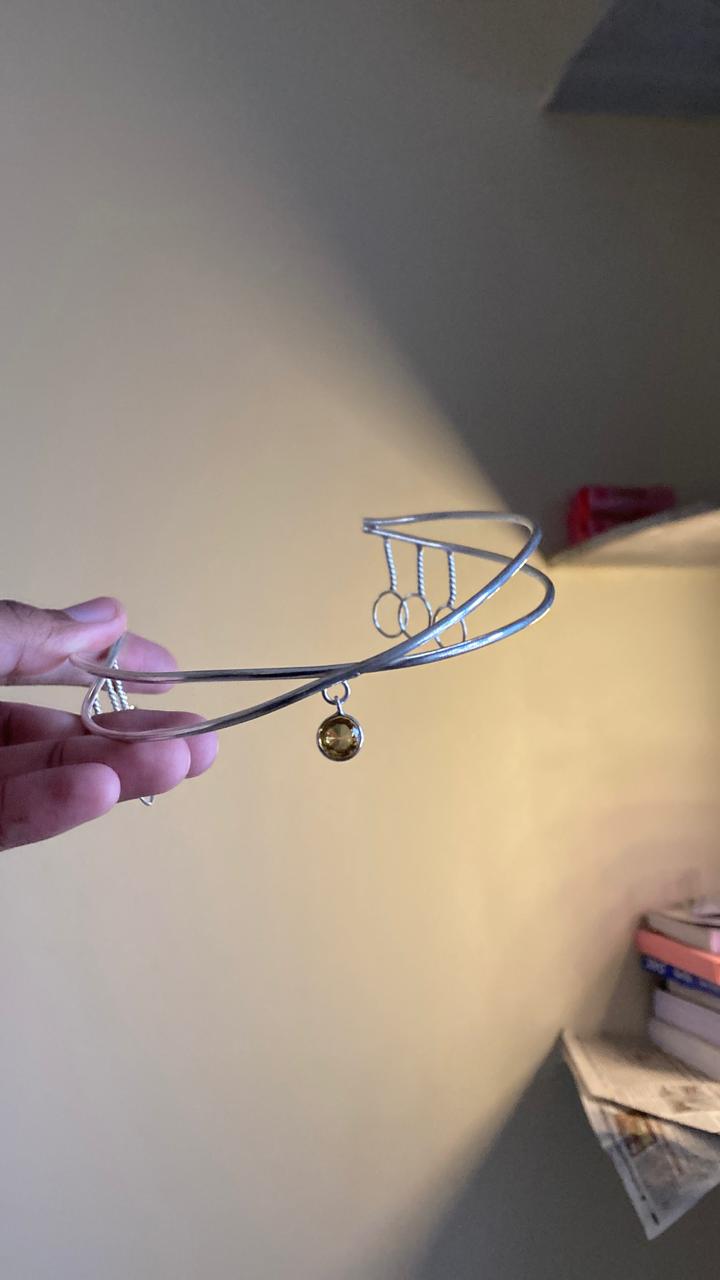 silver georgia tiara