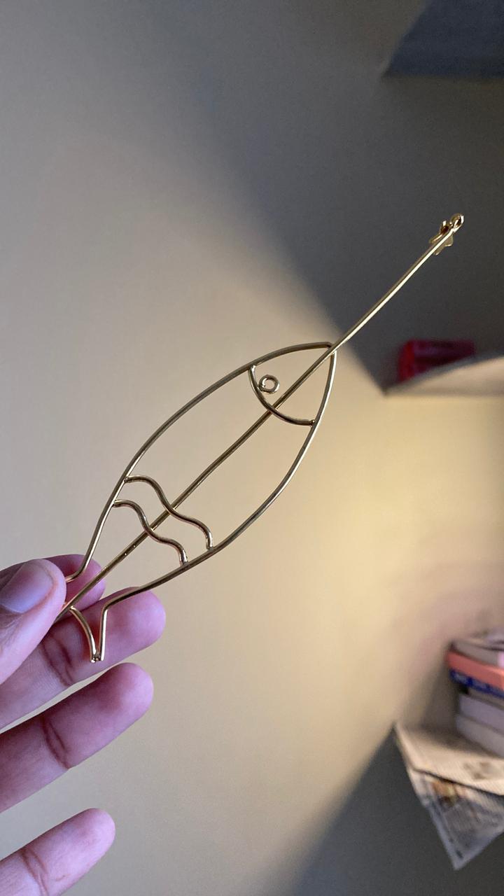Fish Shawl Pin