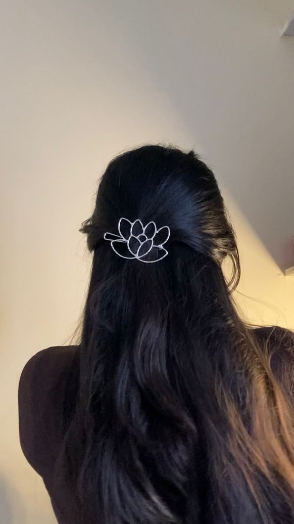 Lotus Hair Clip on