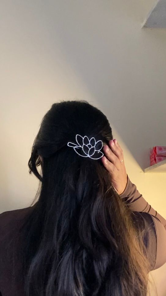 Lotus Hair Clip on