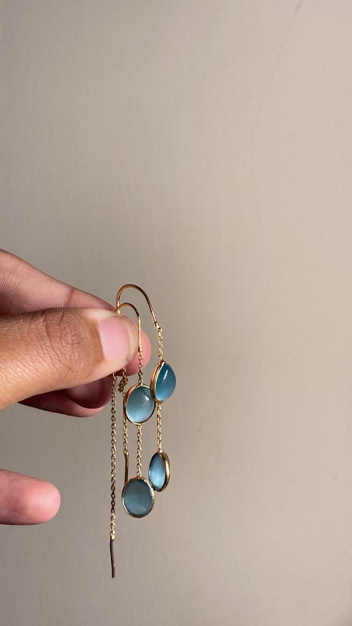 Precious Stone Earrings