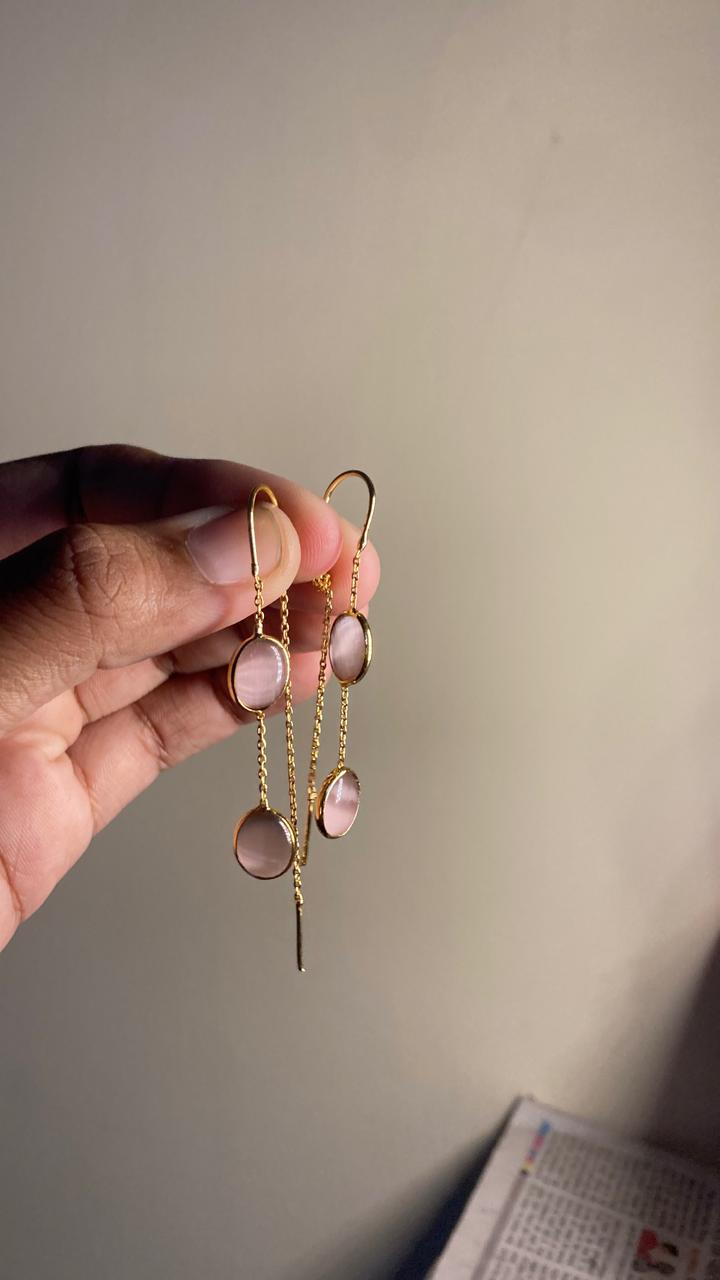 Precious Stone Earrings