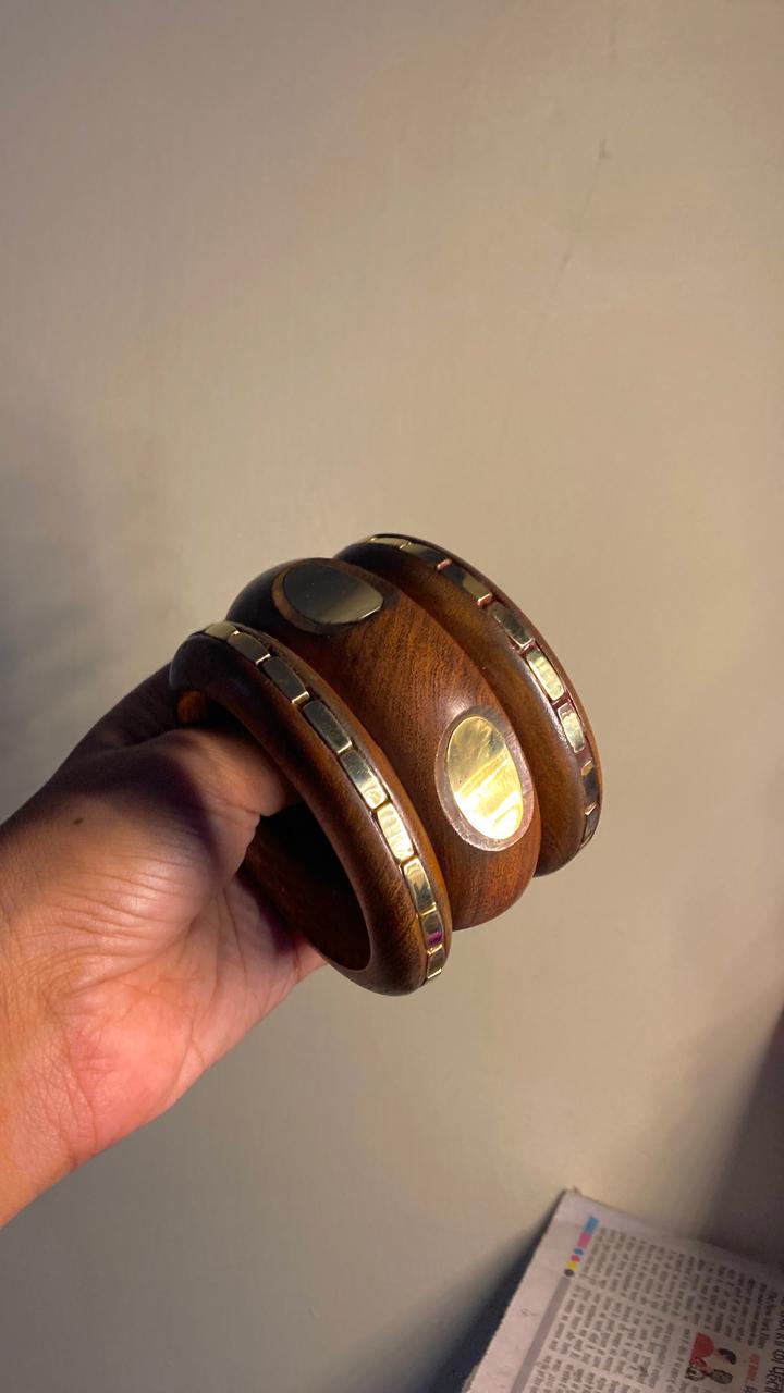 Wooden Bangle stack 102
